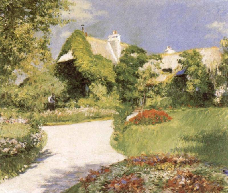 Gustave Caillebotte Farmhouse at Trouville china oil painting image